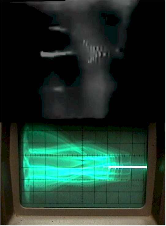 Comparison with wave from original Rife machine